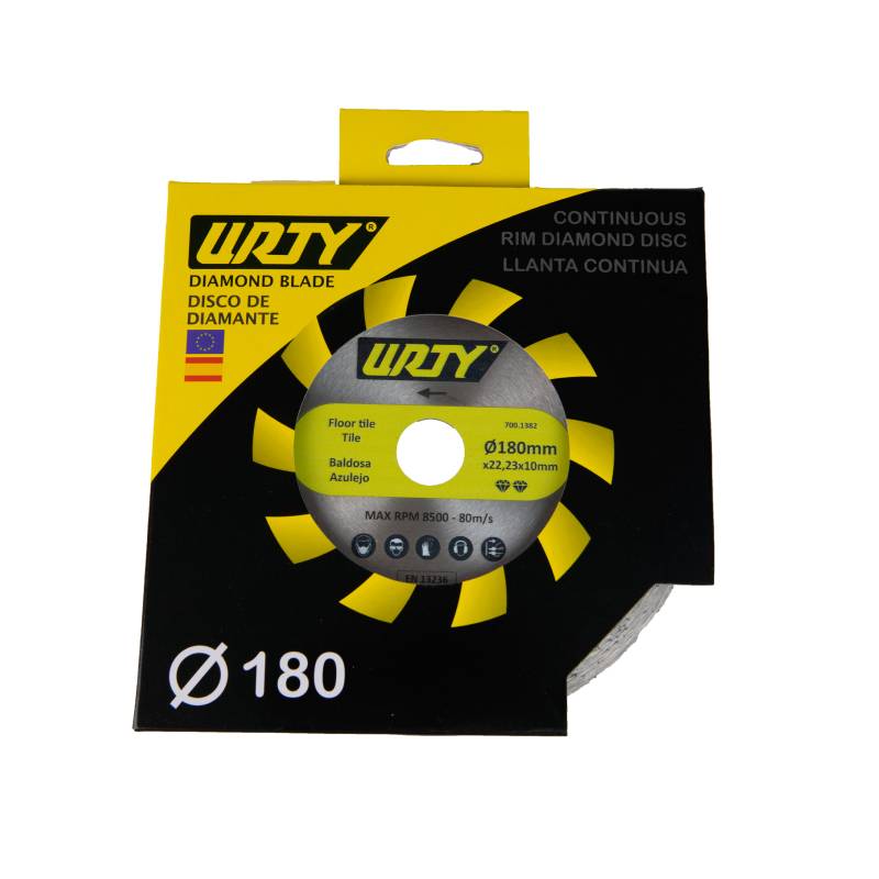 Continous rim diamond disc