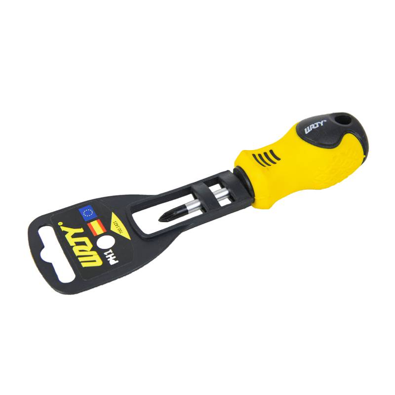 Crosstip screwdriver extra short