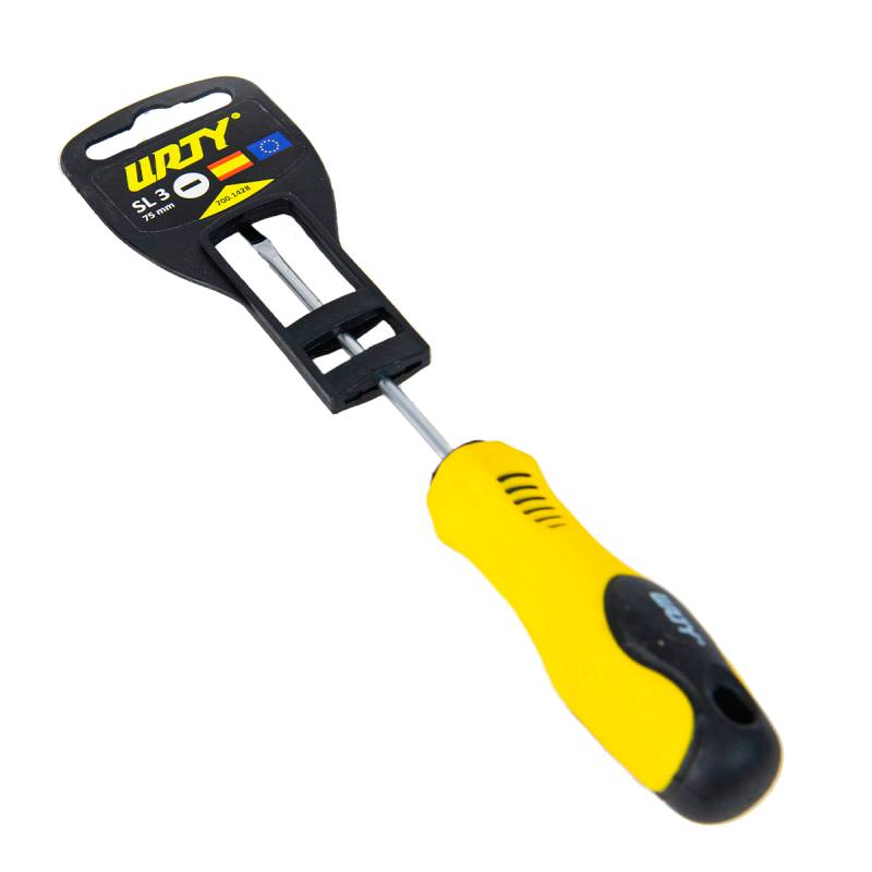 Straight slotted screwdrive